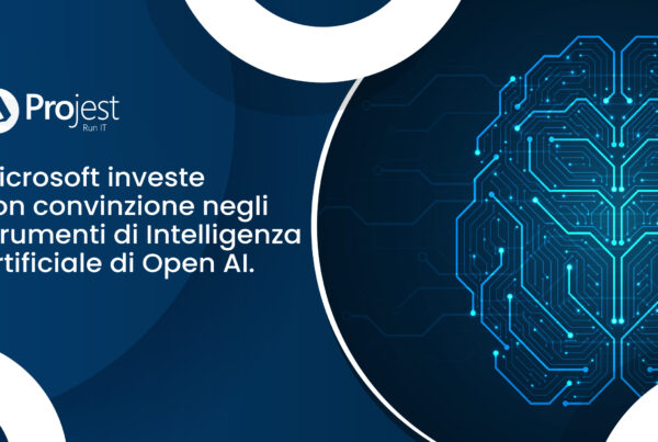 Microsoft investe con convinzione negli strumenti di intelligenza artificiale di Open AI